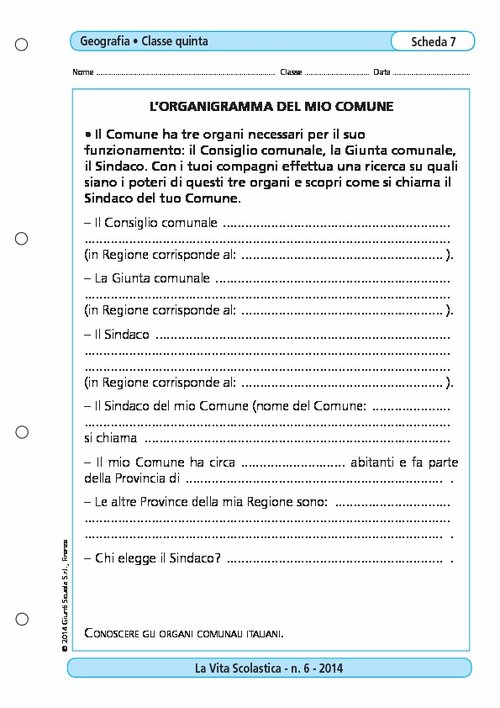 L'organigramma del mio Comune | Giunti Scuola L'organigramma del mio Comune | Giunti Scuola