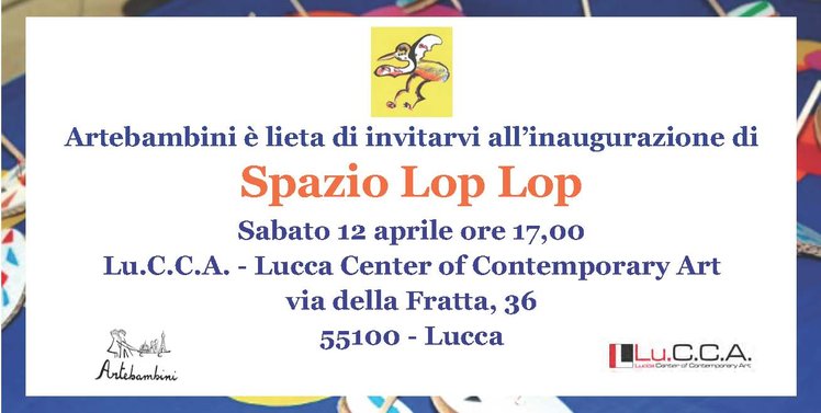 Lucca - Inaugurazione spazio "Lop Lop" per bambini | Giunti Scuola