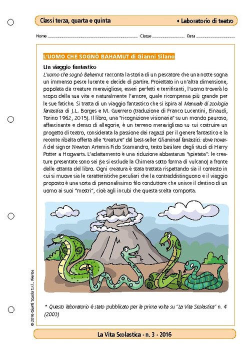 L'uomo che sognò Bahamut di G. Silano | Giunti Scuola