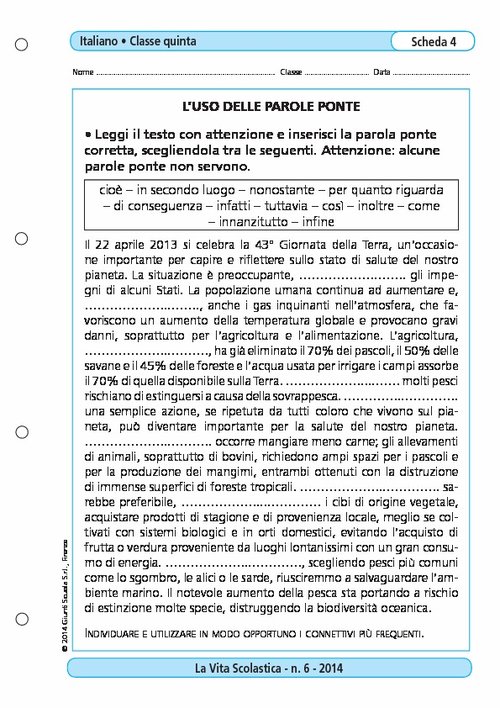 L'uso delle parole ponte | Giunti Scuola L'uso delle parole ponte | Giunti Scuola