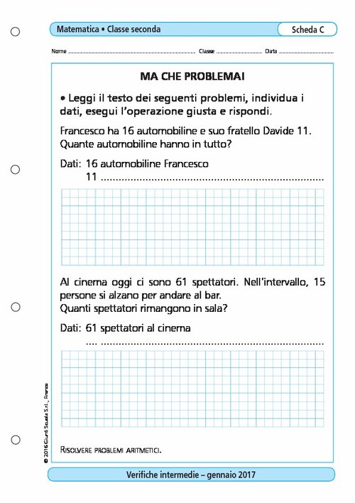 Ma che problema! | Giunti Scuola Ma che problema! | Giunti Scuola
