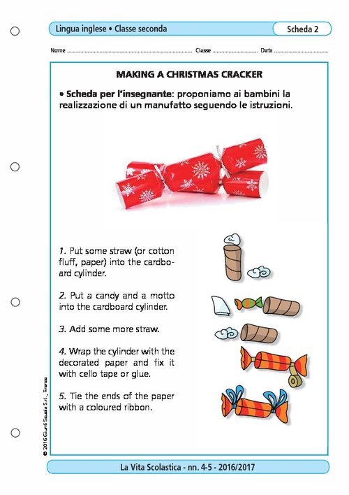 Making a Christmas cracker | Giunti Scuola Making a Christmas cracker | Giunti Scuola