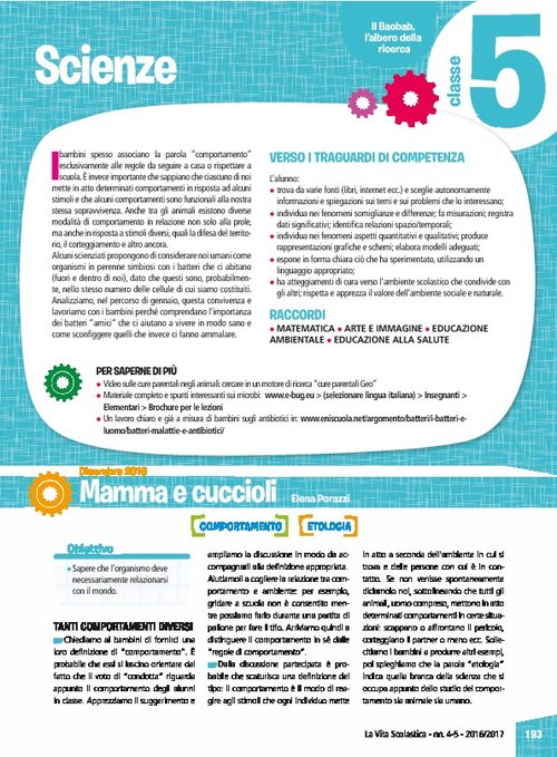 Mamma e cuccioli - Gli antibiotici | Giunti Scuola Mamma e cuccioli - Gli antibiotici | Giunti Scuola
