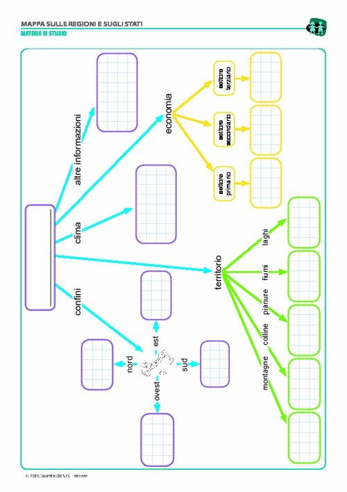 Mappa sulle Regioni e sugli Stati (pdf) | Giunti Scuola Mappa sulle Regioni e sugli Stati (pdf) | Giunti Scuola