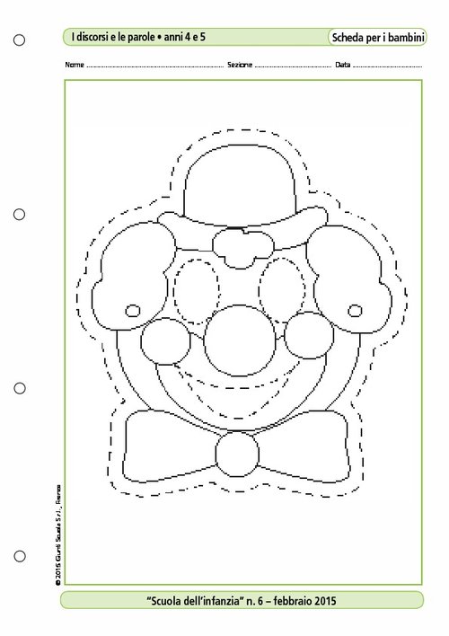 Maschere di Carnevale - La maschera da pagliaccio | Giunti Scuola Maschere di Carnevale - La maschera da pagliaccio | Giunti Scuola