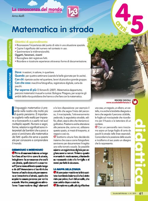 Matematica in strada | Giunti Scuola