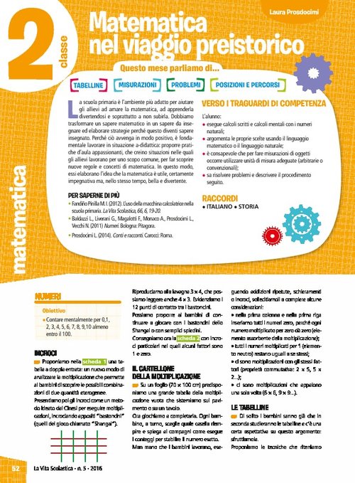 Matematica nel viaggio preistorico | Giunti Scuola