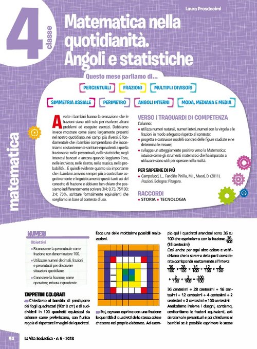 Matematica nella quotidianità. Angoli e statistiche | Giunti Scuola