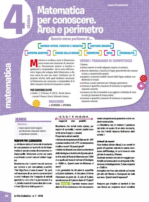 Matematica per conoscere. Area e perimetro | Giunti Scuola Matematica per conoscere. Area e perimetro | Giunti Scuola