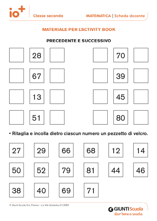 Materiale per l'activity book | Giunti Scuola Materiale per l'activity book | Giunti Scuola