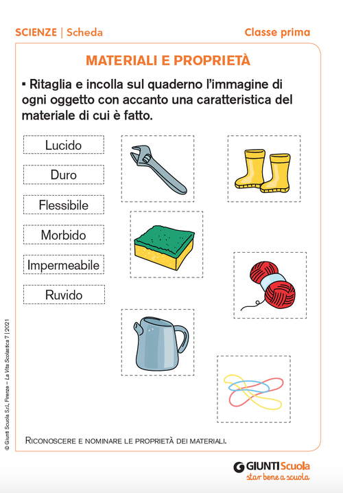 Materiali e proprietà | Giunti Scuola Materiali e proprietà | Giunti Scuola