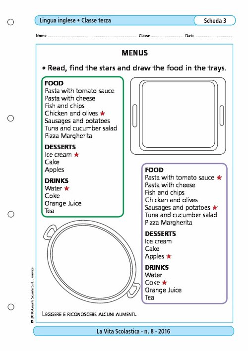 Menus | Giunti Scuola Menus | Giunti Scuola
