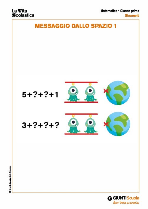 Messaggio dallo spazio | Giunti Scuola Messaggio dallo spazio | Giunti Scuola