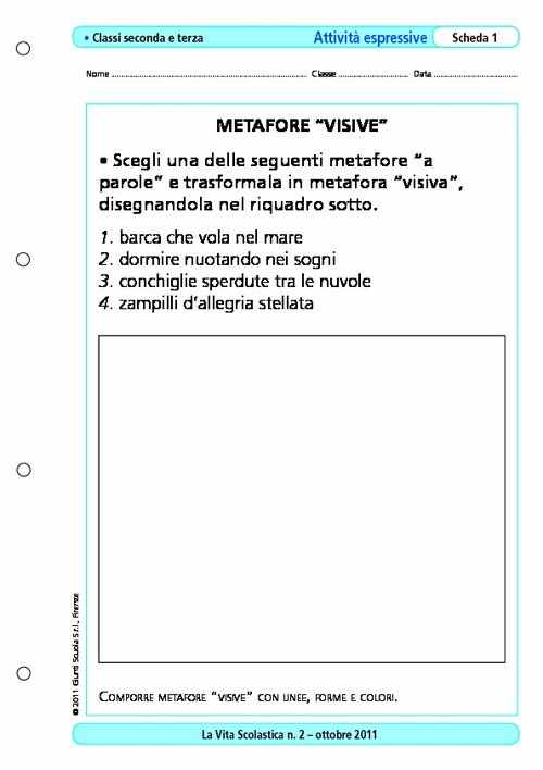 Metafore "visive" | Giunti Scuola