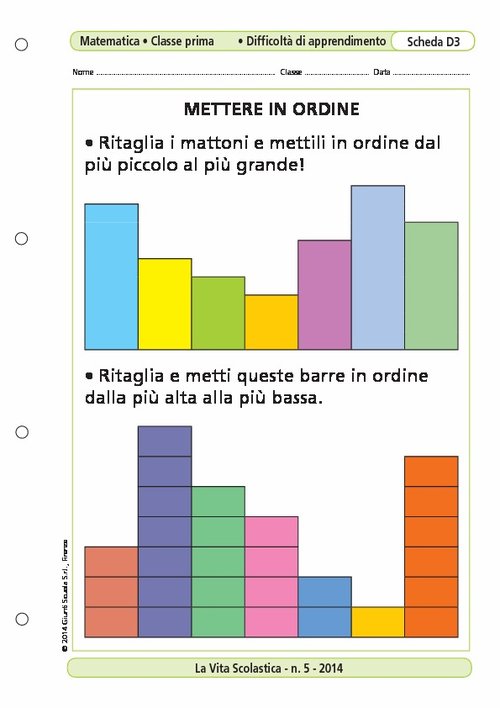 Mettere in ordine | Giunti Scuola Mettere in ordine | Giunti Scuola