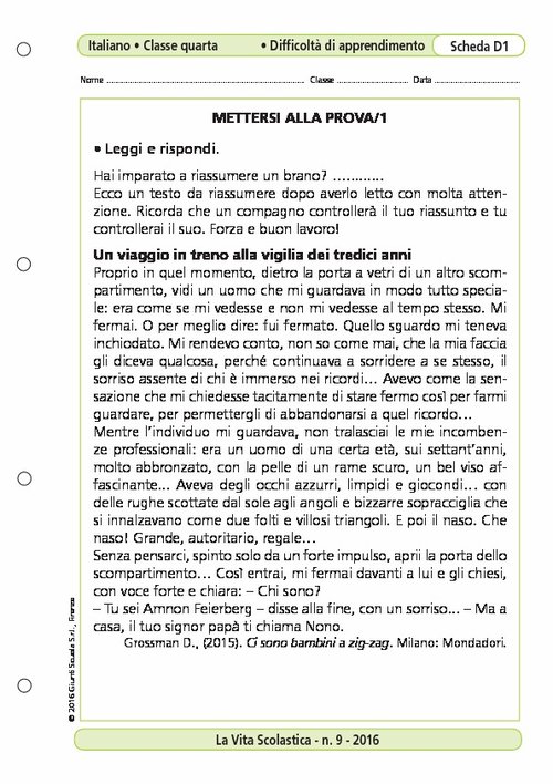 Mettersi alla prova/1 | Giunti Scuola