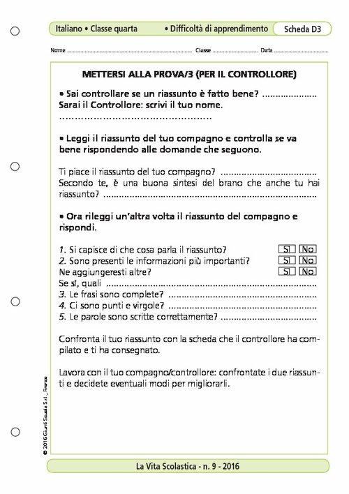 Mettersi alla prova/3 (Per il controllore) | Giunti Scuola Mettersi alla prova/3 (Per il controllore) | Giunti Scuola