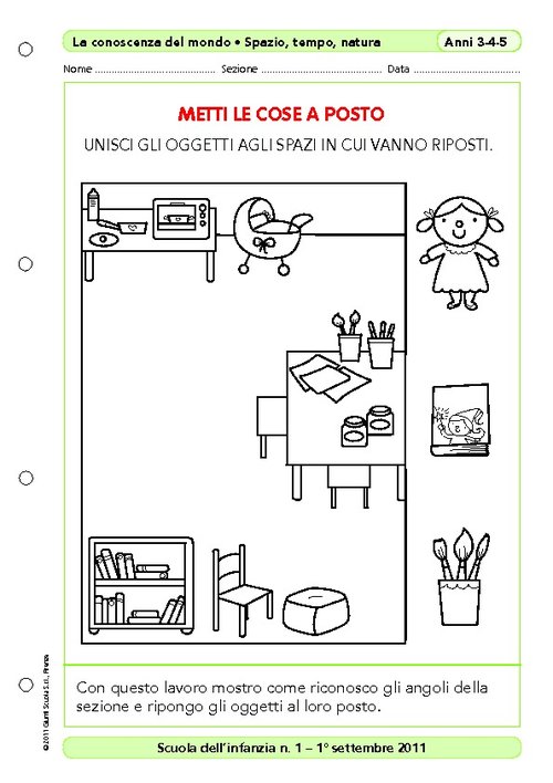 Metti le cose a posto | Giunti Scuola Metti le cose a posto | Giunti Scuola