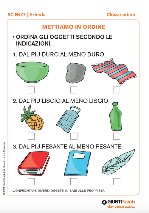 Mettiamo in ordine | Giunti Scuola Mettiamo in ordine | Giunti Scuola