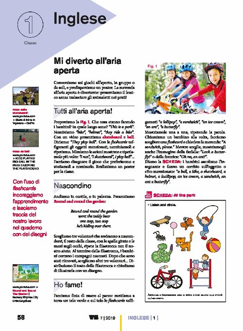 Mi diverto all’aria aperta | Giunti Scuola Mi diverto all’aria aperta | Giunti Scuola