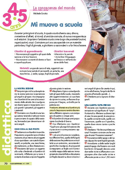 Mi muovo a scuola | Giunti Scuola