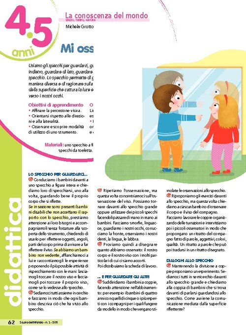 Mi osservo allo specchio | Giunti Scuola Mi osservo allo specchio | Giunti Scuola