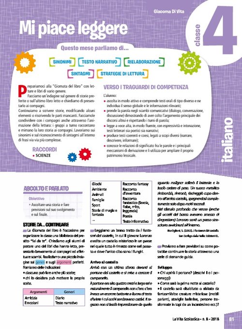 Mi piace leggere | Giunti Scuola Mi piace leggere | Giunti Scuola