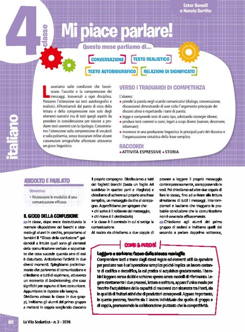 Mi piace parlare! | Giunti Scuola