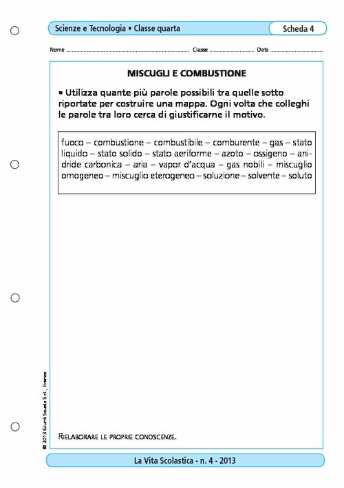 Miscugli e combustione | Giunti Scuola Miscugli e combustione | Giunti Scuola