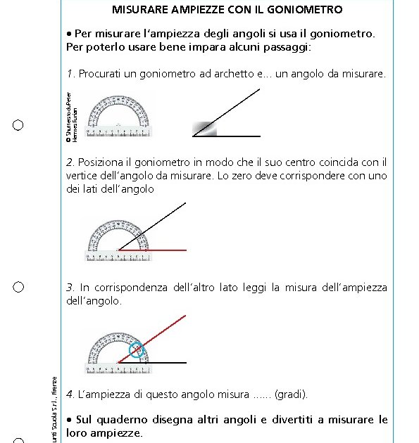 Misurare ampiezze con il goniometro - Misurare ampiezze con il