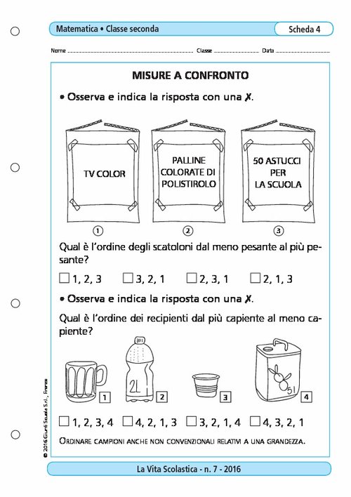 Misure a confronto | Giunti Scuola Misure a confronto | Giunti Scuola