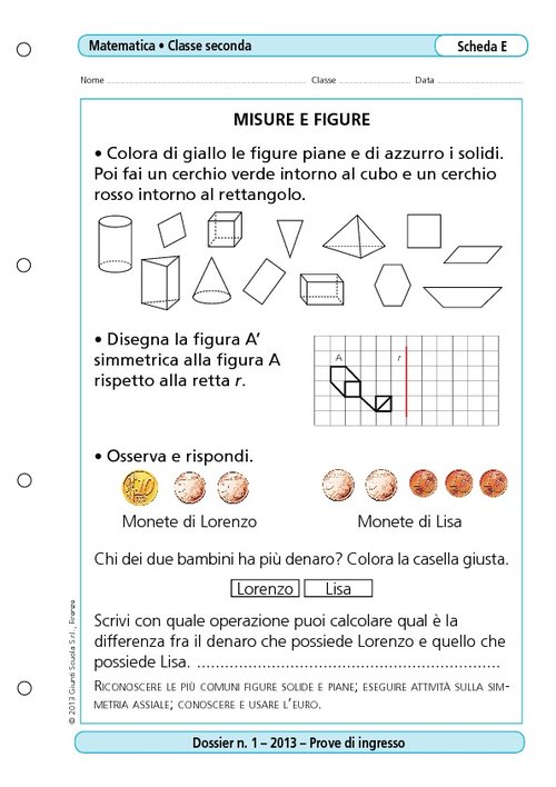 Misure e figure | Giunti Scuola Misure e figure | Giunti Scuola