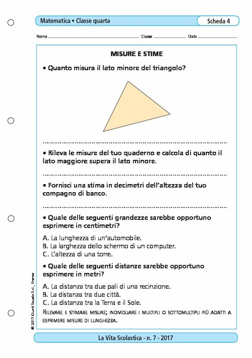 Misure e stime | Giunti Scuola