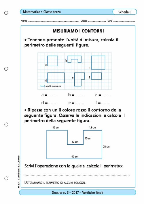 Misuriamo i contorni | Giunti Scuola Misuriamo i contorni | Giunti Scuola