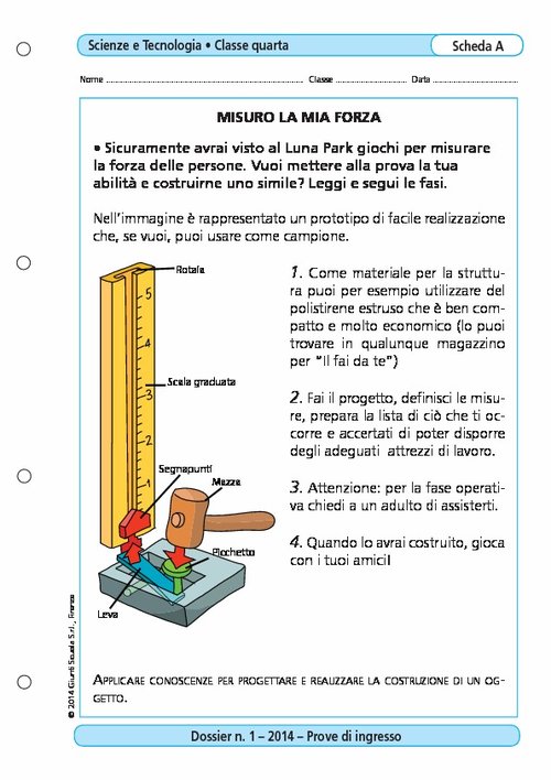 Misuro la mia forza | Giunti Scuola Misuro la mia forza | Giunti Scuola