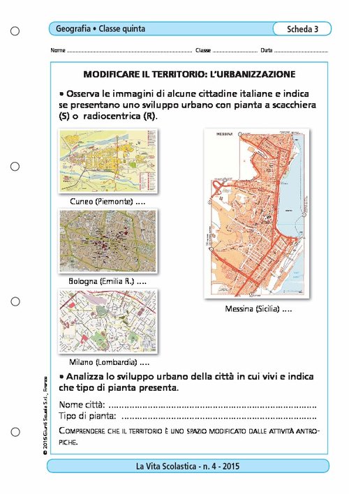 Modificare il territorio: l'urbanizzazione | Giunti Scuola Modificare il territorio: l'urbanizzazione | Giunti Scuola