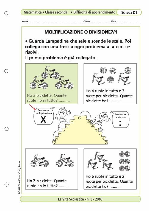 Moltiplicazione o divisione?/1 | Giunti Scuola Moltiplicazione o divisione?/1 | Giunti Scuola
