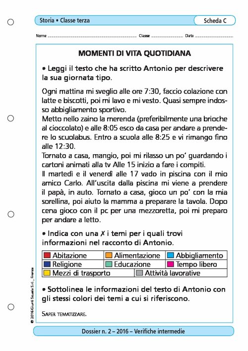 Momenti di vita quotidiana | Giunti Scuola Momenti di vita quotidiana | Giunti Scuola