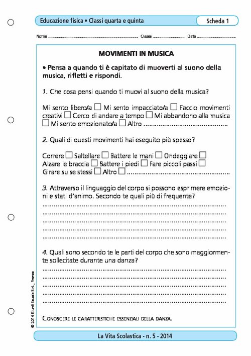 Movimenti in musica | Giunti Scuola Movimenti in musica | Giunti Scuola
