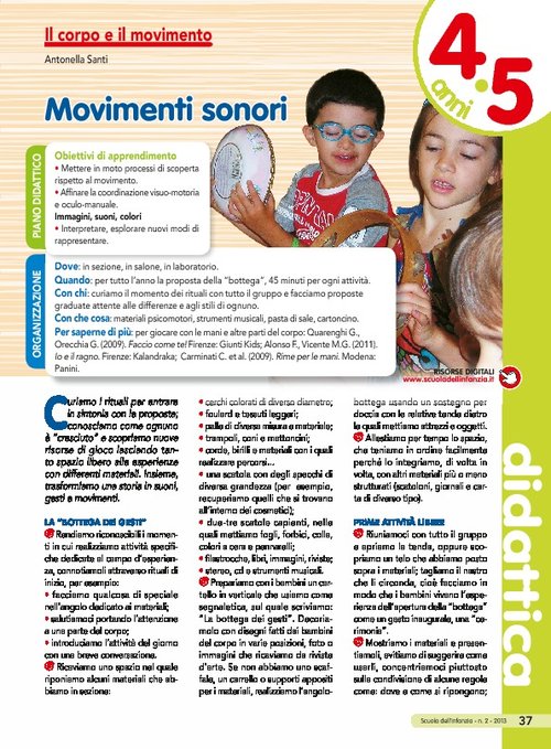 Movimenti sonori | Giunti Scuola Movimenti sonori | Giunti Scuola