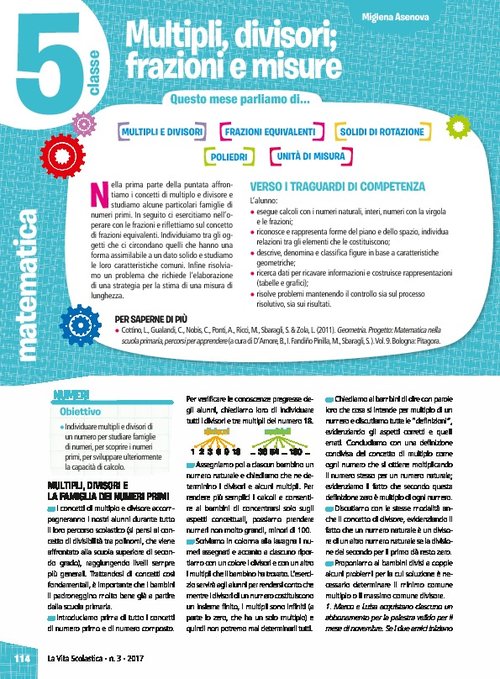 Multipli, divisori; frazioni e misure | Giunti Scuola Multipli, divisori; frazioni e misure | Giunti Scuola