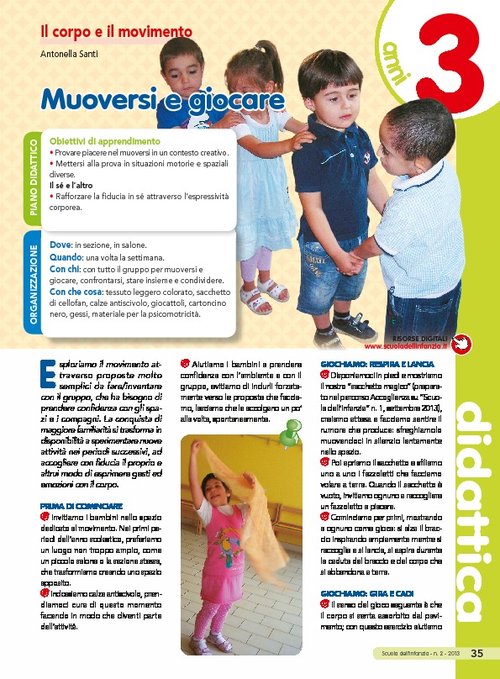 Muoversi e giocare | Giunti Scuola Muoversi e giocare | Giunti Scuola