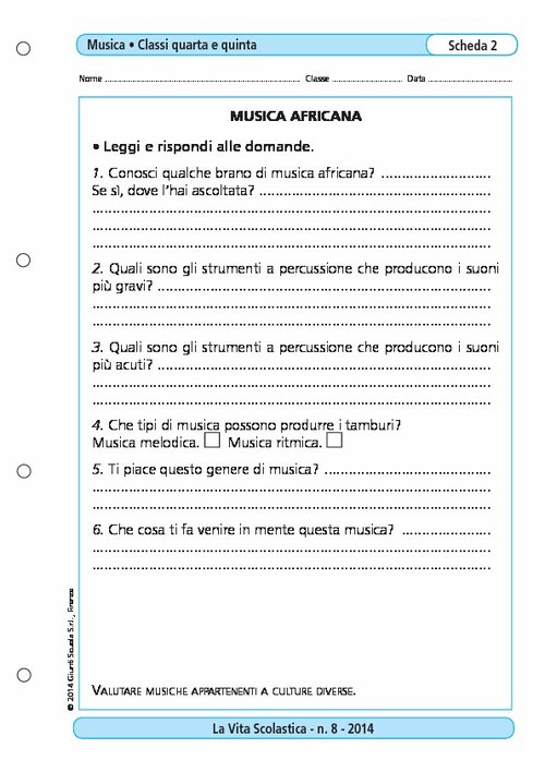 Musica africana | Giunti Scuola Musica africana | Giunti Scuola