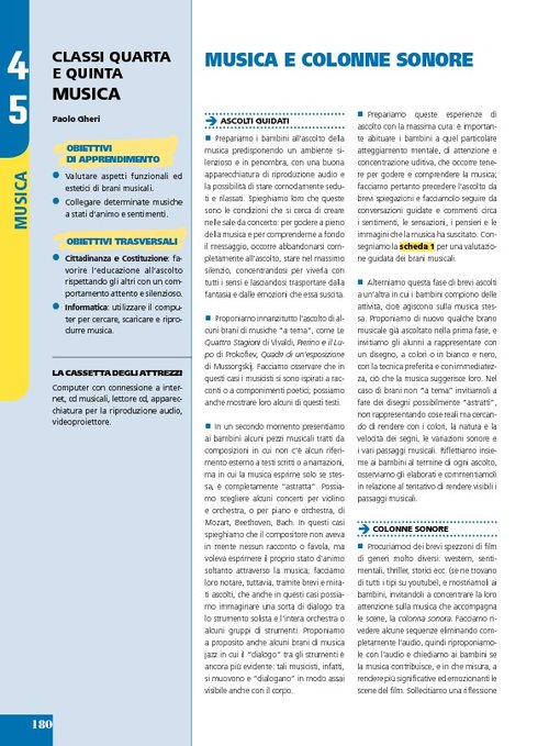 Musica e colonne sonore | Giunti Scuola Musica e colonne sonore | Giunti Scuola