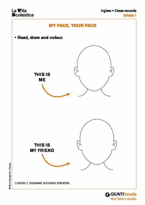 My face, your face | Giunti Scuola My face, your face | Giunti Scuola
