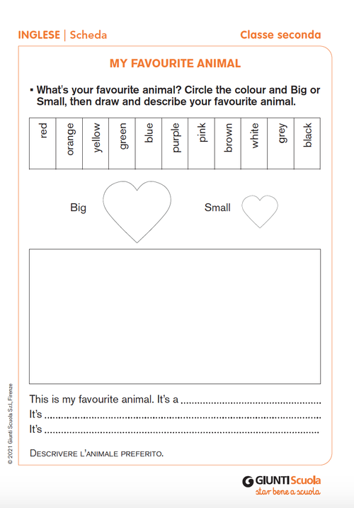 My favourite animal | Giunti Scuola My favourite animal | Giunti Scuola