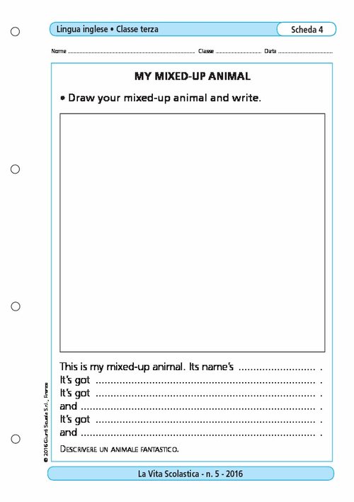 My mixed-up animal | Giunti Scuola My mixed-up animal | Giunti Scuola