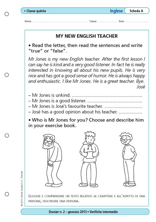 My new english teacher | Giunti Scuola My new english teacher | Giunti Scuola