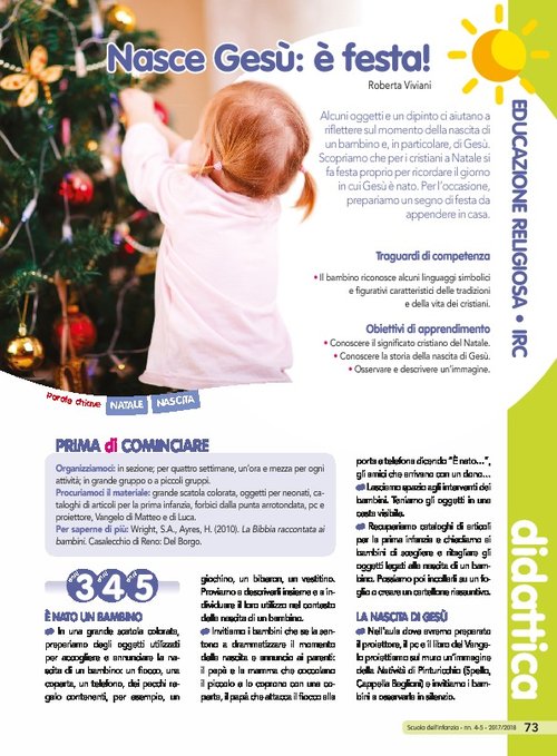 Nasce Gesù: è festa! | Giunti Scuola