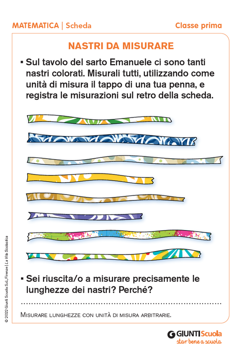 Nastri da misurare | Giunti Scuola Nastri da misurare | Giunti Scuola